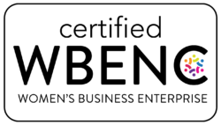 Logo for certified women's business enterprise