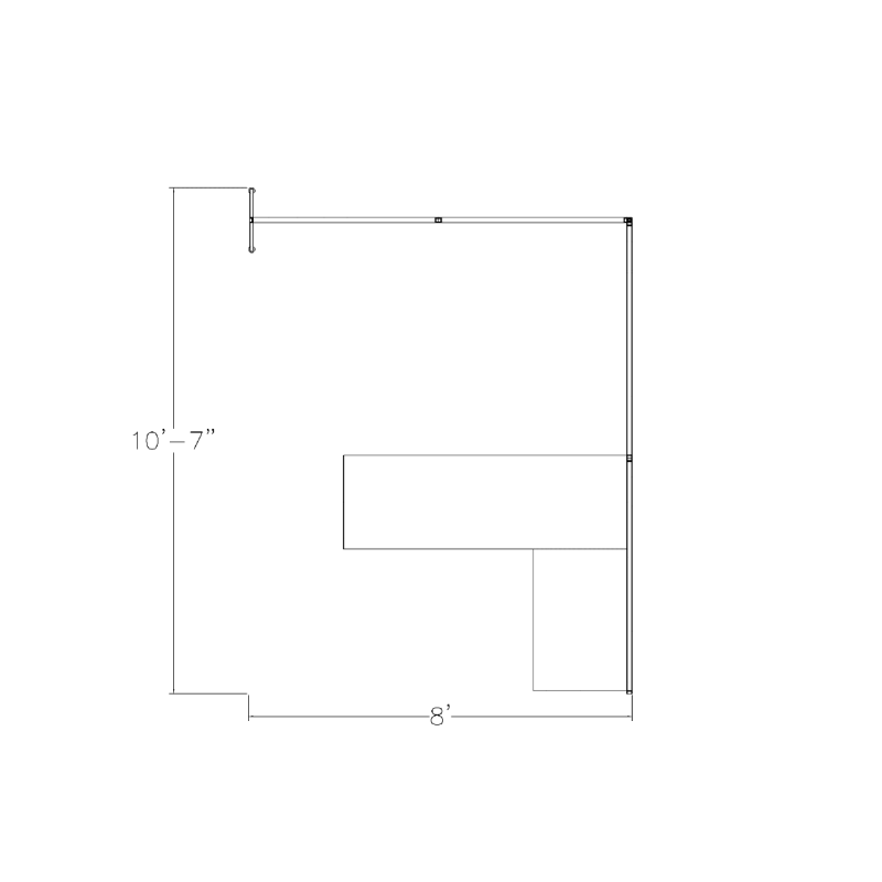 L-Shaped Cubicle Desk Workstation SAPslim Cubicle System