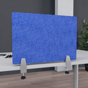 render of eSCAPE Edge Clamp with Knob Acoustic Desk Divider 16"H