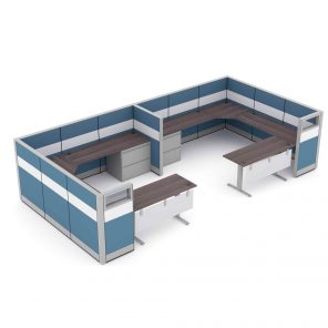 Render of Sit-to-Stand Workstations