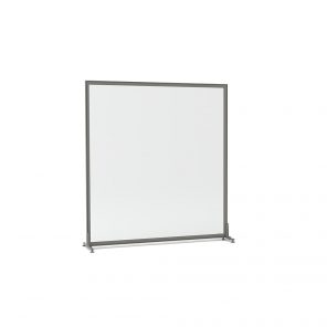 Render of Translucent Polycarbonate Mobile Room Divider