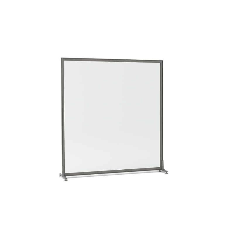 Render of Translucent Polycarbonate Mobile Room Divider