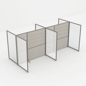 Render of Modern Office Partition Divider