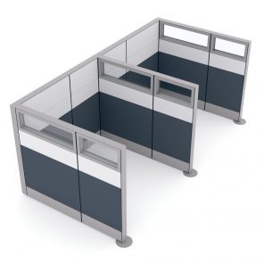 Render of Office Partition Dividers