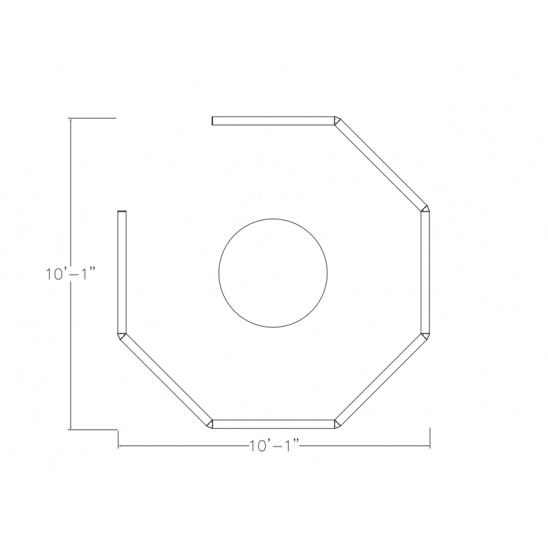 Footprint of the Modular Meeting Room