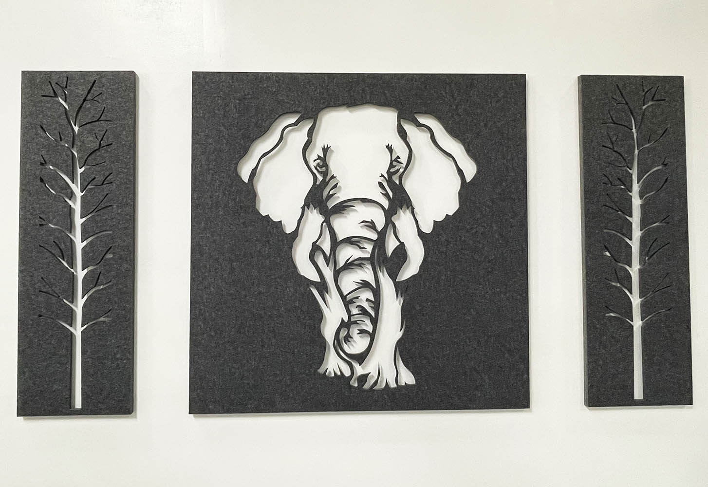 elephant eSCAPE wall art design