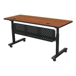 Height Adjustable Flipper 60"W Training Table