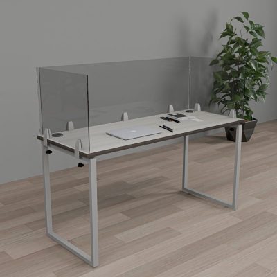 Render of Indigo Series Laminate Desk with Box Legs