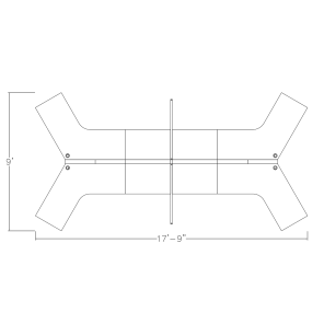 4-Person 120 Degree Cubicle Workstation SAPslim Cubicle Collection Sapphire Cubicle Collection