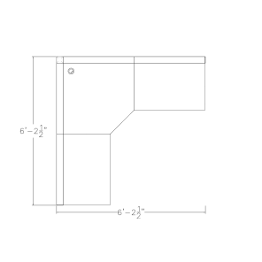 Modern Cubicle Workstation with Desk Sapphire Cubicle System