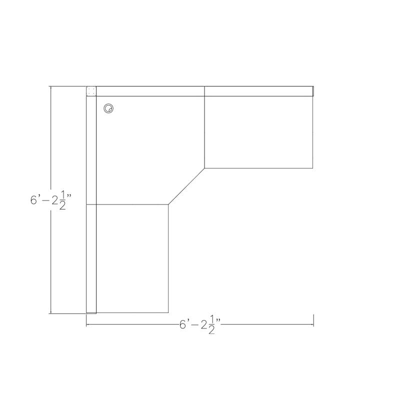 Modern Cubicle Workstation with Desk Sapphire Cubicle System