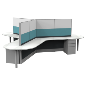 120 Degree Cubicles Sapphire Cubicle System