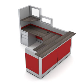 Cubicle Reception Workstation Desk Sapphire Cubicle System