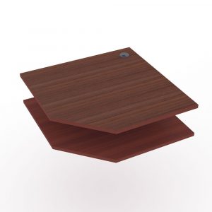 Render of 24" x 36" x 24" Corner Worksurface