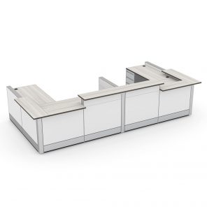 Double Reception Workstation | Sapphire Cubicle System