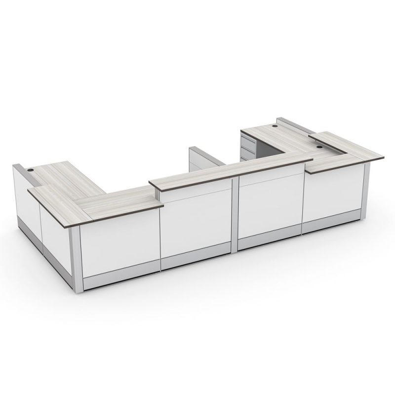 Double Reception Workstation | Sapphire Cubicle System