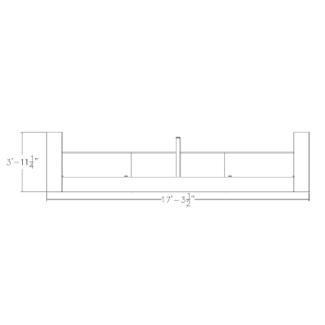 ADA Double Reception Counter Desk Sapphire Cubicle System