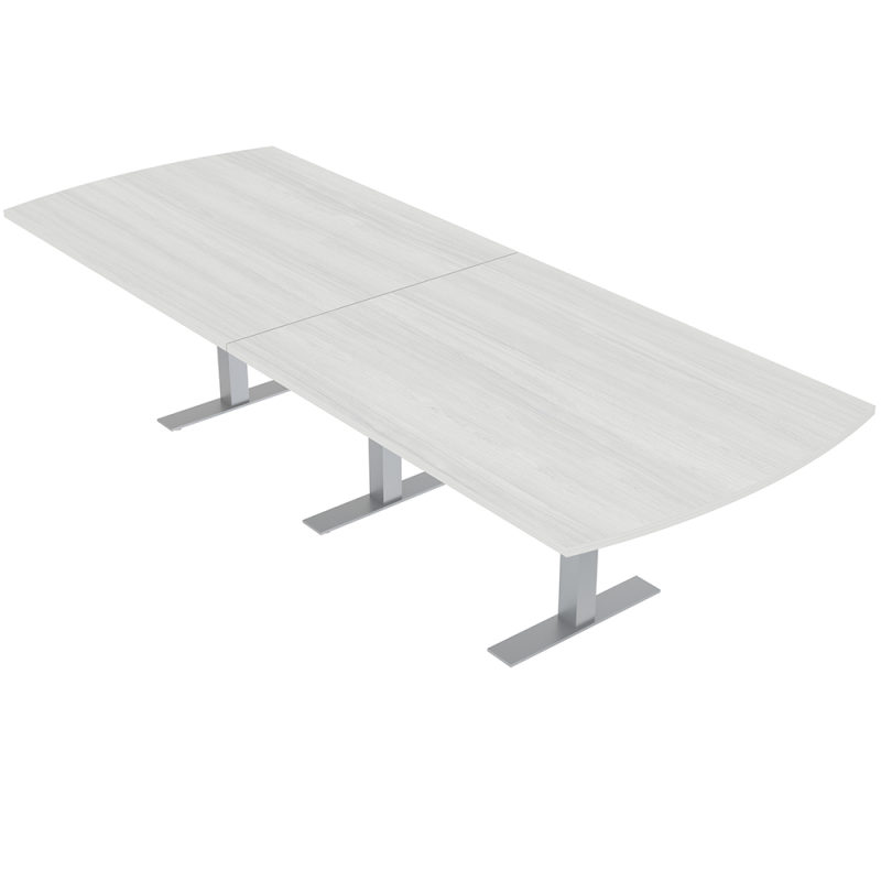 10 Person Arc Rectangle Conference Table