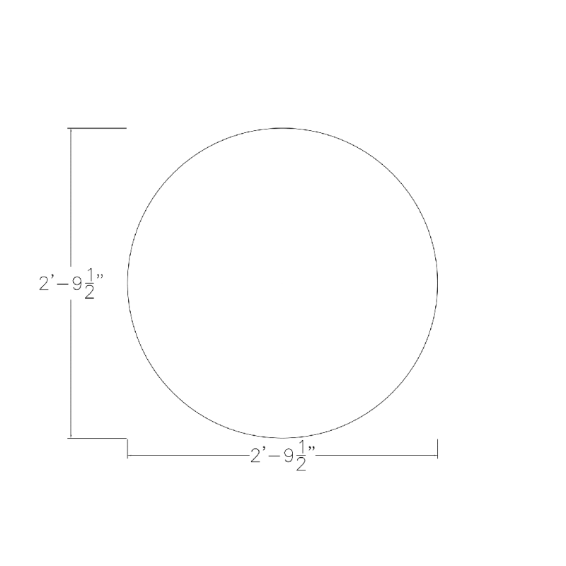 4 Person Small Round Table