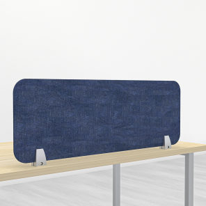 eSCAPE Desktop Mounted Acoustic Desk Divider 12"H