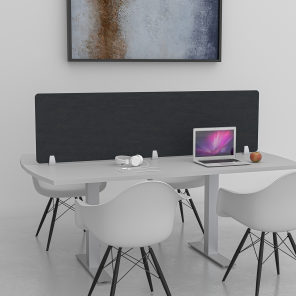 eSCAPE Acoustic Privacy Screen Desktop Mounted 18"H