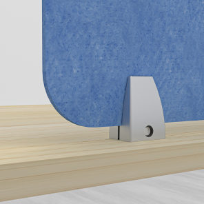 eSCAPE 24"H acoustic screen desktop mounted