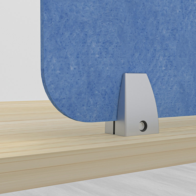 eSCAPE 24"H acoustic screen desktop mounted