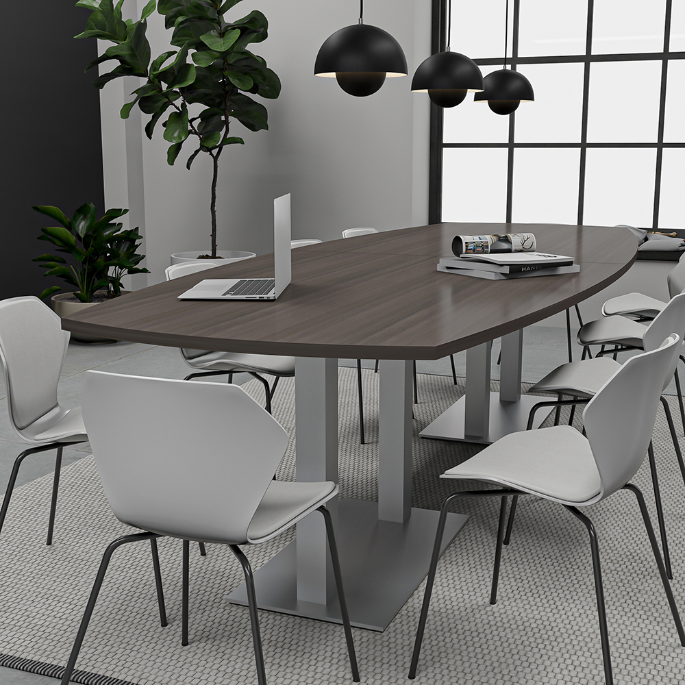 10-foot Arc Boat Conference Table