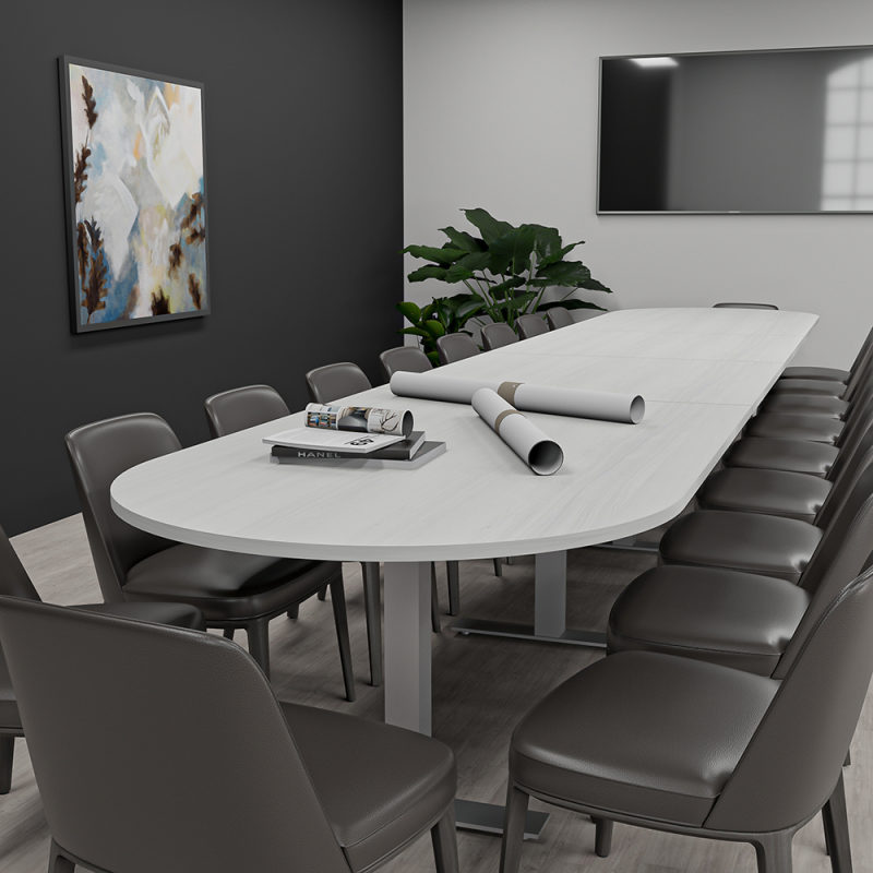 20 Foot Racetrack Conference Table