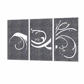 eSCAPE Breeze 3-piece acoustical wall panels