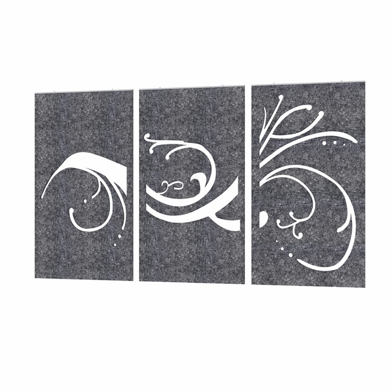 eSCAPE Breeze 3-piece acoustical wall panels
