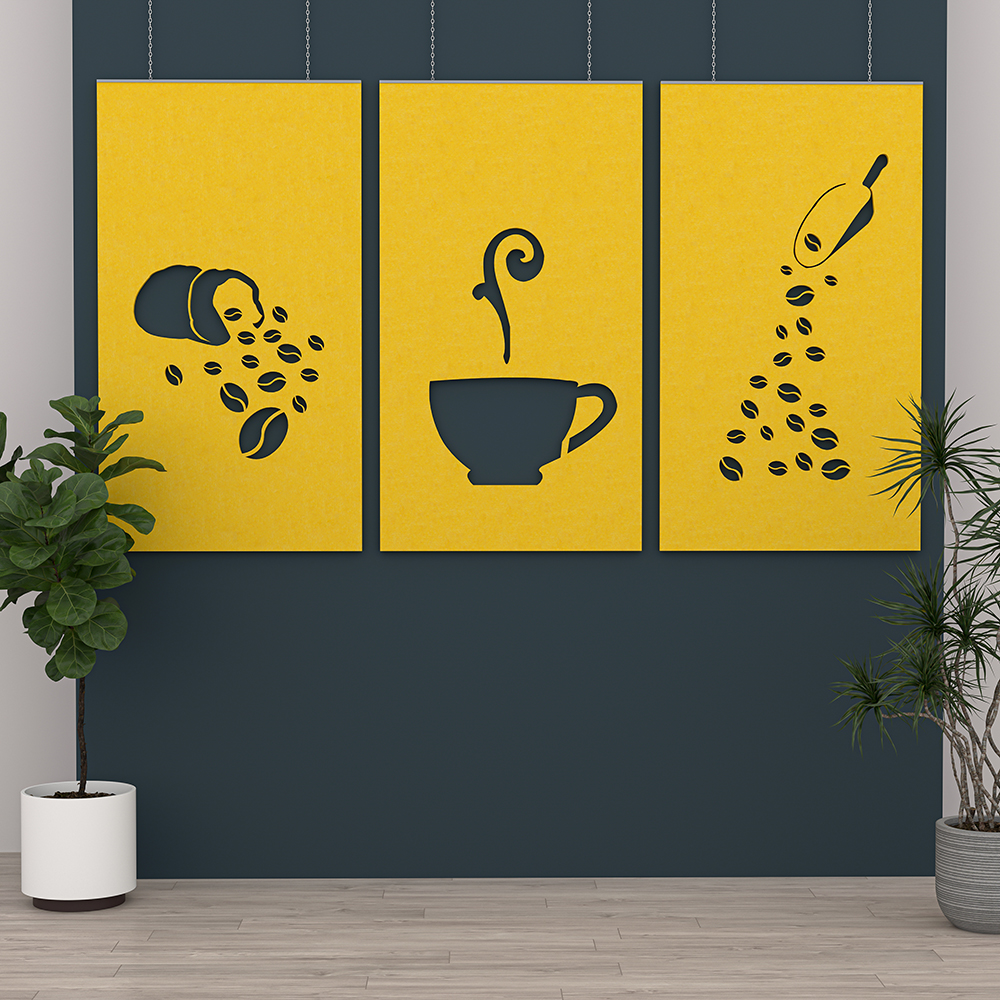 eSCAPE Coffe Shop Hanging Acoustical Panels