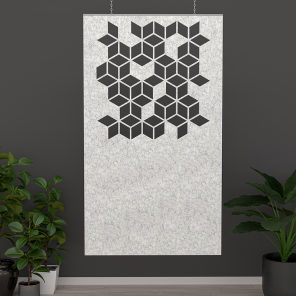 eSCAPE Falling Cubes Hanging Acoustic Panel