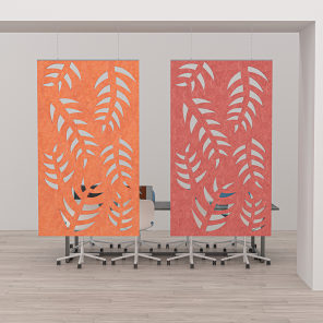 eSCAPE Fern Leaves Acoustic Panel Scene