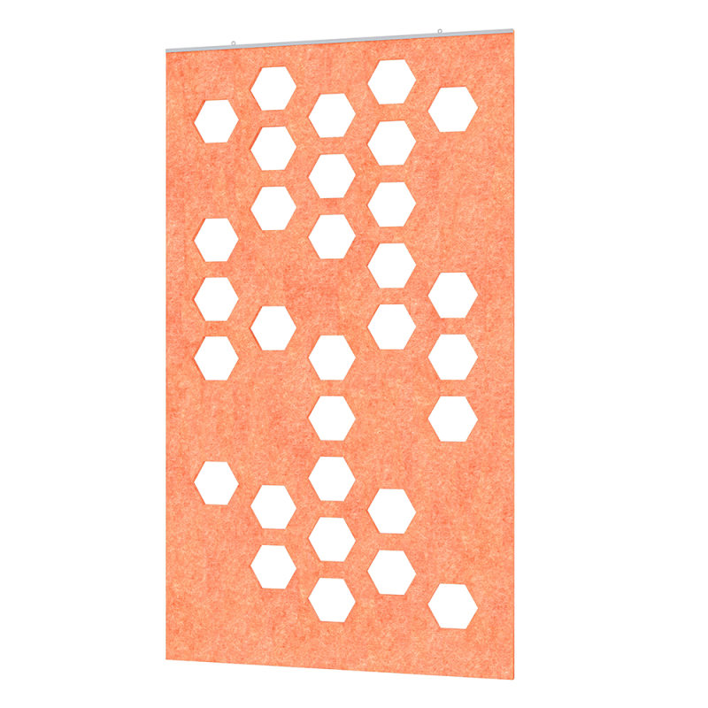 eSCAPE acoustic wall panel hexagons