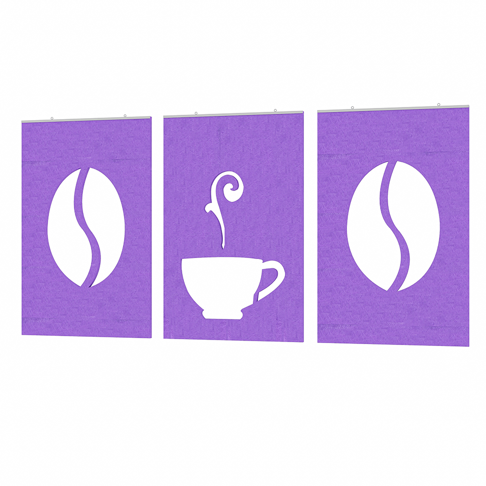eSCAPE Suspended Acoustic Panels Java Time