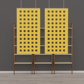 eSCAPE Suspended Acoustic Panels Square Grid 2-piece