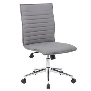 Gray mid-back executive chair