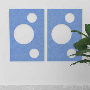 eSCAPE Swiss Circles Acoustic Wall Art 30X47