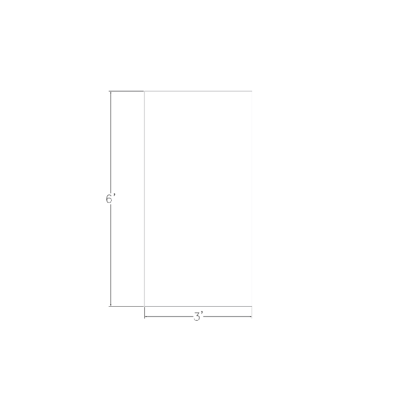 eSCAPE Rectangular Acoustic Ceiling Panels footprint