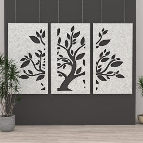 eSCAPE Suspended Acoustic Panels Tree Of Life