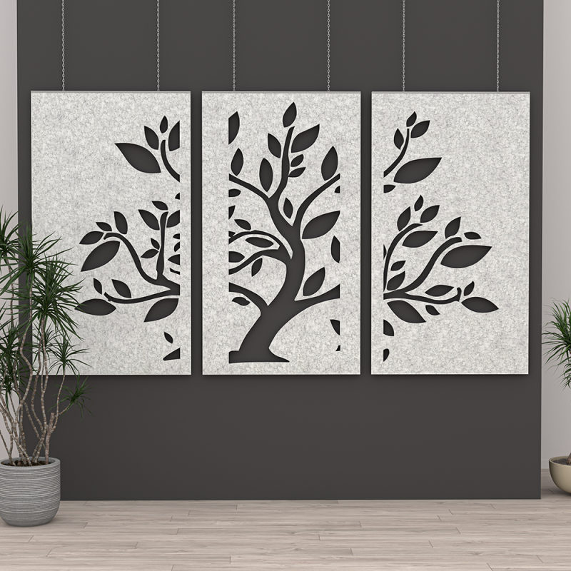eSCAPE Suspended Acoustic Panels Tree Of Life