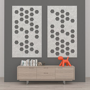 eSCAPE Acoustic Wall Art Hexagons 47X84