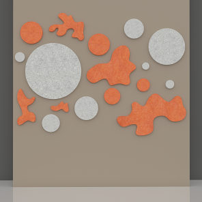 eSCAPE Abstract acoustic wall art