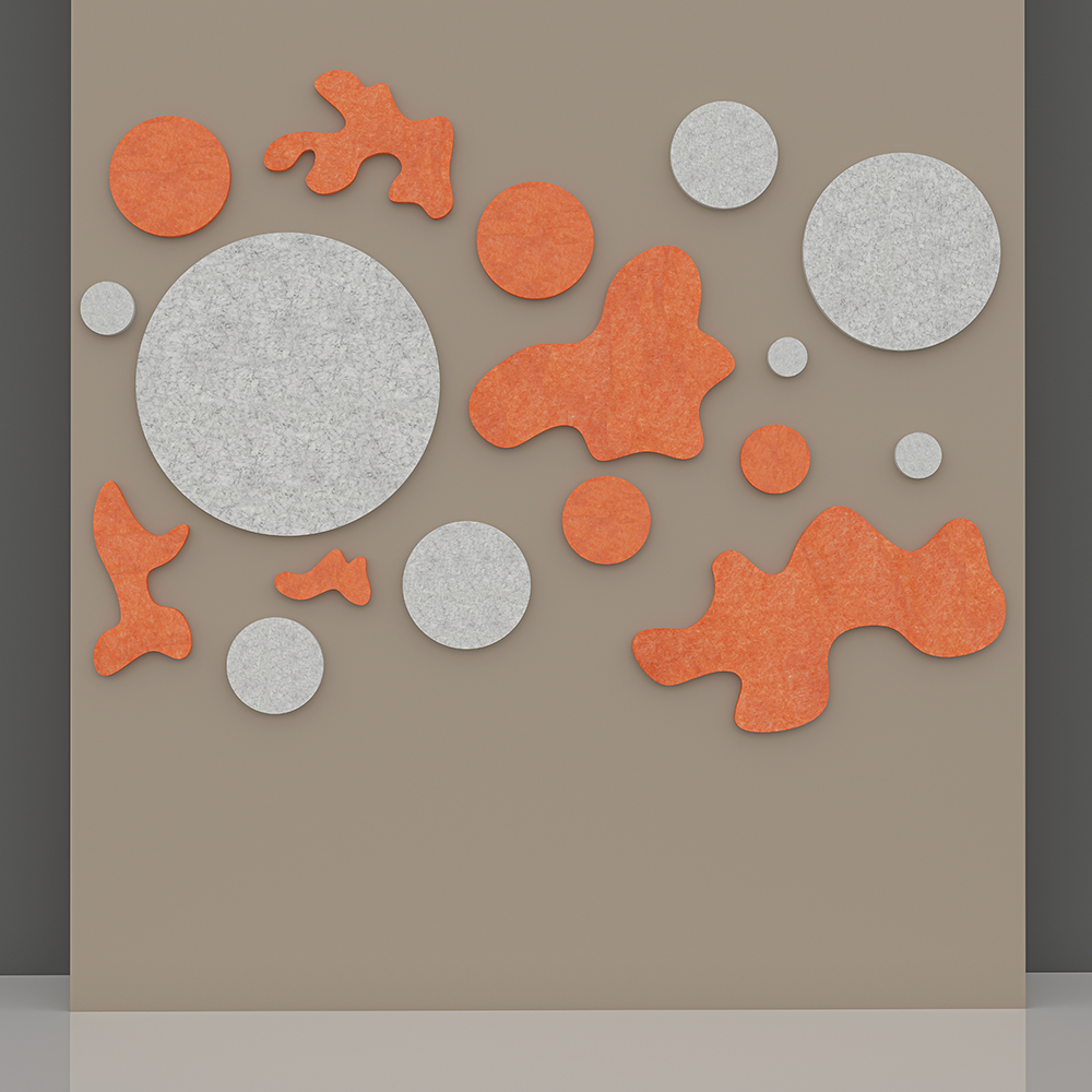 eSCAPE Abstract acoustic wall art