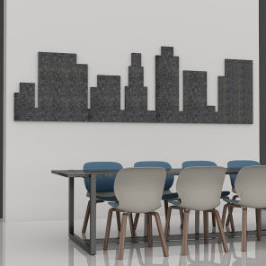 eSCAPE Cityscape acoustic wall art