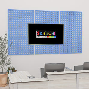 eSCAPE Square Grid Wall Mounted Acoustic Art Scene