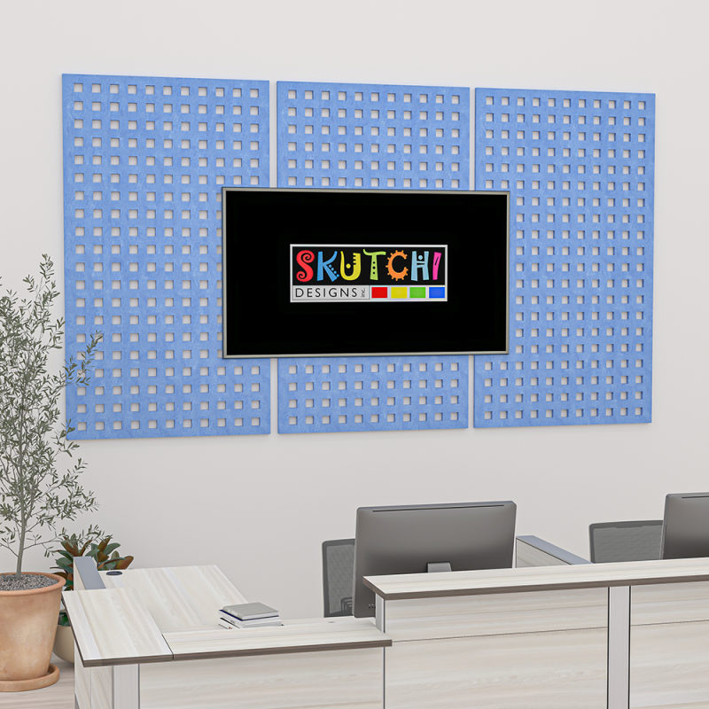 eSCAPE Square Grid Wall Mounted Acoustic Art Scene