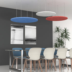 eSCAPE Acoustic ceiling tiles 3 piece circles
