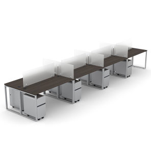 Nova Desking System 8-Person Setup